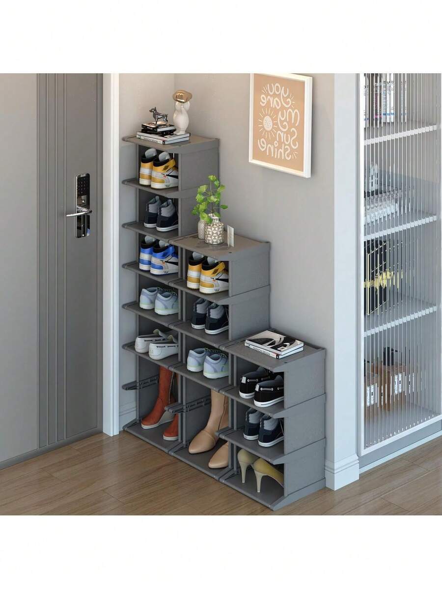 Shoe Racks (18 Levels), 44585486 - Pink - View 1