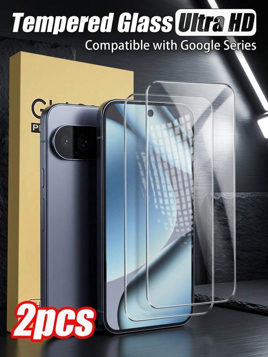 2pcs Tempered Glass Screen Protector, Compatible With 3/4/5/6/7/8/9/10/10 Pro/10 Pro XL Series. Provides A Smooth And Soft Touch, Effectively Prevents Scratches And Fingerprints, With Daily Water-Resistant Function. The Internal Buffer Design Can Withstand Impact From Drops, With Precise Openings For Seamless Fit Without Interfering With Protective Cases. Suitable For Office, Home, Library And Other Scenarios, A Screen Protection Choice That Balances Aesthetics And Practicality. - Clear - View 1