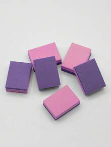 klimonla Bộ 10/20/50 chiếc dũa móng tay mini vuông hai mặt, dụng cụ đánh bóng và làm mịn sơn móng tay, dụng cụ chăm sóc móng, vật dụng cần thiết cho mùa tựu trường. - Nhiều màu - Xem 6