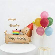 Dog Shaped Balloon Stand, Foil Dog Balloon Set, Dog Themed Party Decorations Suitable For Birthday Party, Christening And Pet Party Decorations - Dachshund Set - View 9