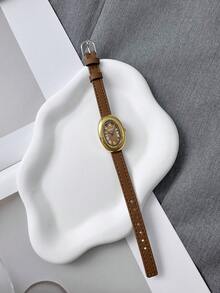 REBIRTH 1pc Women's Compact Fashion Waterproof Quartz Watch, Suitable For Daily Decoration - one-size - View 8