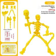Colorful 3D Skeleton Model - Assembled Toy, Multi-Jointed Posable Skeleton Figure, Decoration, Gag Gift, Toys For Boys And Girls - Multicolor - View 13