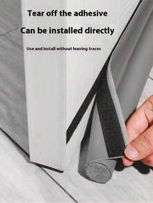 Door Draft Stopper, Weatherstrip Seal, Soundproof Anti-Leakage Anti-Insect Door Bottom Seal - Single-sided Style - View 7