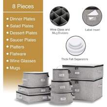 8-Piece Hard Case Storage Set From China, 44601581 - 淺藍色 - 查看 2