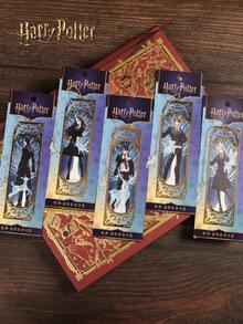 Harry Potter 1个哈利波特守护神咒金属书签，魔法系列哈利、罗恩、赫敏、斯内普、卢娜山谷书签，带链，文具周边礼品，适合读书俱乐部、读者、生日、节日、作家、书迷、朋友、老师、学生[官方授权] - A - 查看 4