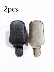 3pcs Car Visor Fashion Glasses Clip, Multi-Function Car Fashion Glasses Holder, Visor Fashion Glasses Rack, Car Fashion Glasses Box And Multi-Function Storage Clip, Magnetic Fashion Glasses Clip, Bill Clip, Visor Fashion Glasses Storage Organizer - Multicolor - View 18