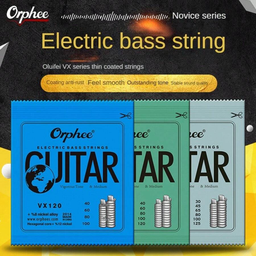 Bộ dây đàn Orphee 4/5/6, 1.02-3.18mm, dây đàn bass điện phủ lớp chống gỉ. - VX120 - Xem 1