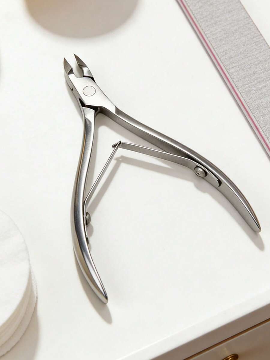 1pc Nail Clipper/Nail Scissors/Ingrown Nail Clipper/Toenail Trimmer/Nail Care/Embedded Nail Clipper/Ingrown Nail Clipper - Silver - View 1