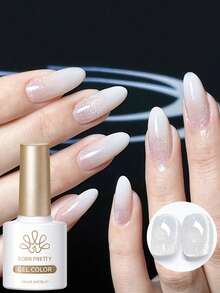 BORN PRETTY 10ml White Cat Magnetic Gel Ultra Shine Glitter Semi Permanent Soak Off UV Gel Suitable For And Salon Use - Multicolor - View 9