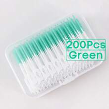 Vaclav 50/100/150/250pcs Soft Silicone Dental Floss Picks, Disposable Tooth Cleaning Floss Sticks With Case - Multicolor - View 12