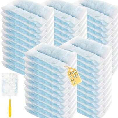50pcs Disposable Anti-Static Duster Sticks - Easy Cleaning For Electronics, Furniture, Blinds And Fans - Cleaning Accessories