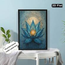 Large Wood Puzzle For - Turquoise & Golden For Lotus Flower Art With 2D Flat Pieces, Blue/Green/Brown/Beige/Burgundy/Coral/Peach/Brown Hues - Intricate Boxed Puzzle For Relaxation, Home Decor & Challenging Gift (For Lotus Flower - 500件 - 查看 5
