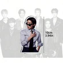 2026 ARIRANG 回归演唱会，JK/V/JIMIN/JHOPE/JIN/RM 单人彩色钥匙扣挂件，适用于衣服、包包、车钥匙 - 创意可爱派对装饰，是圣诞节、情人节、生日庆祝的理想礼物 - 彩色 - 查看 12