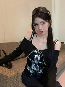 Women Blouses & Shirts - Black - View 7