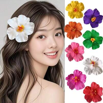 Floral Hair Clips, …