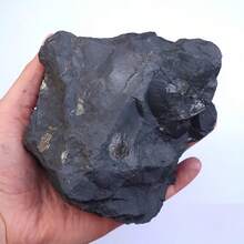 Raw Shungite Stone Russia - Crystals & Stones,Large Pieces Of Raw Shungite, Suitable For Home Decoration, Garden Decoration - Black - View 12
