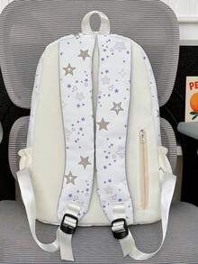 New Fashionable Minimalist Versatile Comfortable Backpack, Suitable For School, Graduation, Travel, Large Capacity Multi-Function Unisex Design - Multicolor - View 4
