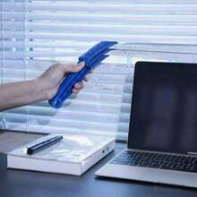 1个可重复使用的窗户清洁刷 - 易于使用且可水洗 - 适用于百叶窗、窗帘等 - 可拆卸可水洗除尘刷。家用缝隙清洁刷、空调出风口清洁刷。百叶窗清洁工具 - 清潔刷 - 查看 6