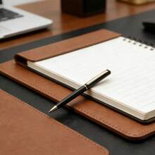 Bút bi kim loại tối giản có thể thay ruột, kèm 10 ruột bút thay thế (màu đen/xanh tùy chọn), viết trơn tru, thích hợp cho văn phòng, trường học, công sở, sử dụng hàng ngày. - Bút kèm 10 ruột bút thay thế - Xem 7