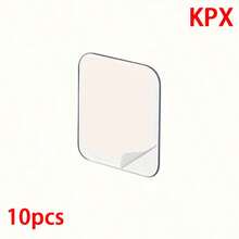 10pcs New No-Drill Double-Sided Adhesive, Strong And Residue-Free, Suitable For Sticking Most Hooks Or Various Objects - one-size - View 11