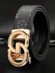 男士自动扣腰带，适合中青年人的百搭休闲腰带 - 彩色 - 查看 9