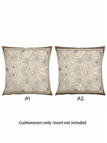 1/4/5/6/7pcs Floral Art Pattern Decor Set, Microwave Dust Cover, Protective Cover, Home Decor Set, Living Room Decor Set, Bedroom Decor Set, Dining Room Decor Set, Linen-Like Material, Multiple Sizes Available, Dining Room Decor, Dining Table Decor, Tablecloth, Fireplace Mantel Scarf, Placemats, Trivets, Home Decor - White - View 10