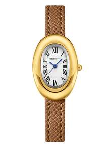 REBIRTH 1pc Women's Compact Fashion Waterproof Quartz Watch, Suitable For Daily Decoration - one-size - View 17