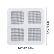 40pcs Window Screen Repair Kit, 4 Inch X 4 Inch (10cm X 10cm) Patches, 3-Ply Heavy Duty Adhesive Mesh Tape, For Repairing Rips And Holes In Door And Window Screens,For Home And Outdoor Use - Grey - View 3