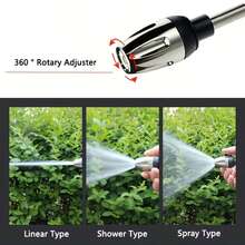High Pressure Washing Water Gun With Foam Bottle Portable Multi Function Adjustable Thickened Rod Sprayer 3/ 4" And 1/ 2" Quick Connect Adapter For Cleaning Tools High Water Pressure Suitable For Washing Courtyard Cleaning - Car Washing Gun With Foam Bottle - View 9