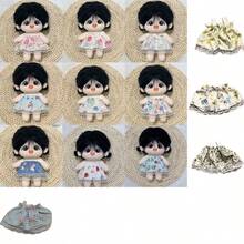 蝴蝶结装饰可爱连衣裙（仅衣服，不含娃娃） - 彩色 - 查看 9
