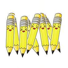 10/20 Thẻ rút thăm may mắn hình bút chì có thể xóa khô, dùng trong lớp học, chọn ngẫu nhiên cho học sinh, đồ dùng dạy học tương tác có thể tái sử dụng, văn phòng phẩm cho trẻ em, đồ dùng học tập trong lớp học. - Nhiều màu - Xem 2