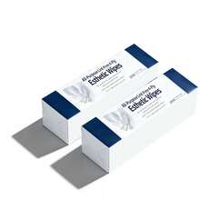 Khăn lau chuyên dụng không xơ 4 lớp, chất liệu không dệt, dùng cho salon và spa, mềm mại, chắc chắn và bền bỉ, không chứa latex, kích thước 2" x 2", 200 miếng. - trắng - Xem 13