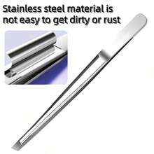 3支装高品质不锈钢眉镊，可拔除内生毛发，斜口眉镊，精密脱毛镊，符合人体工学的手柄设计，适用于细小毛发，可拔除内生毛发，眉毛修整工具，1套 - 彩色 - 查看 4