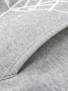 Hip  Hop  Spider  Hoodies Set  Y2k Hoodie Tracksuit Pullover Sweatshirt For Women Men Matching Hoodies Street Suit Two-Piece Set - Grey - View 6