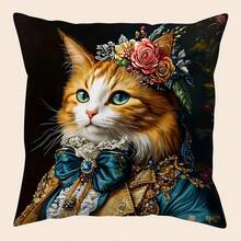 18x18 Inch Rustic Farmhouse Pillow Cover 1pc "Welcome To The Porch" Polyester Cushion Cover With Zipper Closure, Machine Washable, Suitable For Porch, Patio, Sofa Or Chair Outdoor/Indoor Decor (Pillow Insert Not Included) - Multicolor - View 11