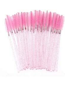 50/150支装一次性睫毛刷睫毛膏涂抹器 - 黑色、粉色、玫瑰红 - 彩色 - 查看 4