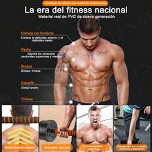 Exercise Kit Dumbbells Weights Straight Bar, 10 Kg, Adjustable - Orange - View 6