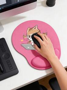 Ergonomic Cat Pattern Wrist Rest Mouse Pad, Ergonomic EVA Wrist Pad, Non-Slip Memory Foam Mouse Pad, Comfortable Non-Slip Base, Comfortable Mouse Pad With Comfortable Wrist Rest, Comfortable Skin-Friendly Desktop Support, Desktop Protection Pad, Suitable For Gaming, Office, Computer, Laptop, Home, Graduation Season Souvenir, Valentine's Day, Mother's Day, Easter, Christmas, Back To School Season, Perfect Gift - Multicolor - View 7