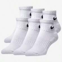 Nike Everyday Kids' Cushioned Crew Socks (6 Pairs) SX6912-010 - Pearl White - Xem 1