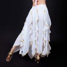 5件套肚皮舞配饰套装，包括肚皮舞腰链、爵士舞性感腰链和脚链（多种颜色可选）。 - 彩色 - 查看 18