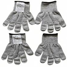 Bộ 4 găng tay chống cắt, bảo vệ da mỏng khỏi trầy xước, thích hợp cho nấu ăn, vận hành máy móc, làm vườn và nhu cầu bảo vệ tay hàng ngày. - XYCHFG - Xem 14