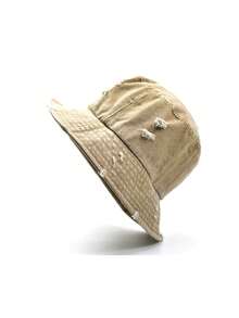 1 chiếc mũ xô denim vá kiểu Nhật mới năm 2026 dành cho nữ, mũ xô chống nắng kiểu Nhật, đa năng và cổ điển. - Nhiều màu - Xem 6