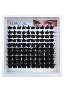 300D Spikes Lash Clusters 100Pcs D Curl Individual Eyelashes, Natural Fluffy And Volume Segmented Eyelashes DIY Eye Lashes False Lashes For Daily Makeup Extensionlash Clusters,Eyelash Clusters,Individual Eyelashes,Lashes,Fake Lashes - D - View 3