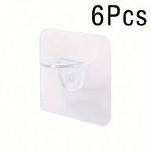 3/11/16Pcs Easy Install Adhesive Hooks & Shelf Brackets – Drill-Free Design, Seamless Fit, Suitable For Closet Organization - Multicolor - View 16