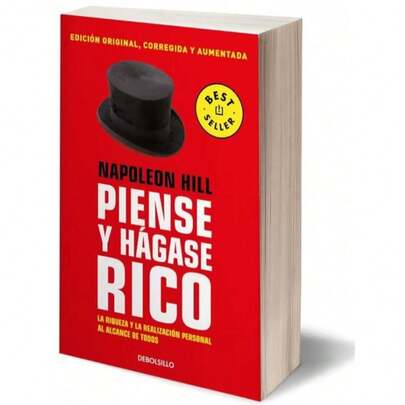 Libro Piense y hagase rico | Napoleon Hill (Autoayuda, desarrollo personal, clasico, éxito personal, finanzas)