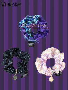 1PC 星期三官方授权可爱发圈动漫风格发饰小鸡造型发圈时尚发带系列动漫发圈套装 MGM - 彩色 - 查看 3