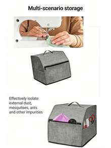 Dust-Proof And Waterproof Sewing Machine Cover, With Pocket To Store Sewing Supplies, Suitable For Most Standard Sewing Machines, Durable, Can Be Used As Kitchen Decor, Home Goods, Mother's Day Gift, Bedroom Decor, Gardening, Kitchen Decor, Summer, Beach, Travel Essentials, Room Decor, Graduation Gift, Ideal Gift For Crafters - Multicolor - View 8