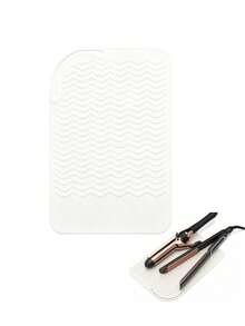 Heat-Resistant Mat For Curling Irons, Heat Protection Storage Bag, Travel-Friendly Silicone Curling Iron Cover, Curling Tools Heat Pad - View 12