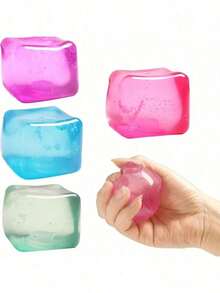 Schylling Nee Doh Sensory Toy - Stress Relief And Squeezing Fun, Square Squeeze Game, Birthday Gift - Christmas Gift, Perfect Gift - Gift - 彩色 - 查看 5
