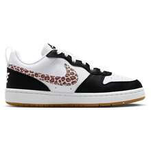 Nike Court Borough Low Recraft Big Kids/Women's Casual Shoes DV5456-123 | Everyday Versatile, Comfortable Fit - 黑與白 - 查看 2